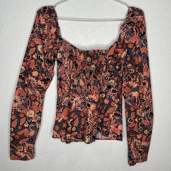 NWT ALC Chandler Sweetheart Top Navy/ Chestnut Size 10 - Picture 6 of 15